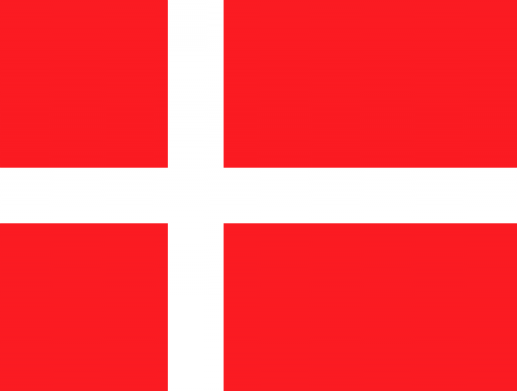 Flaga Danii - Flagi skandynawskie i nordyckie