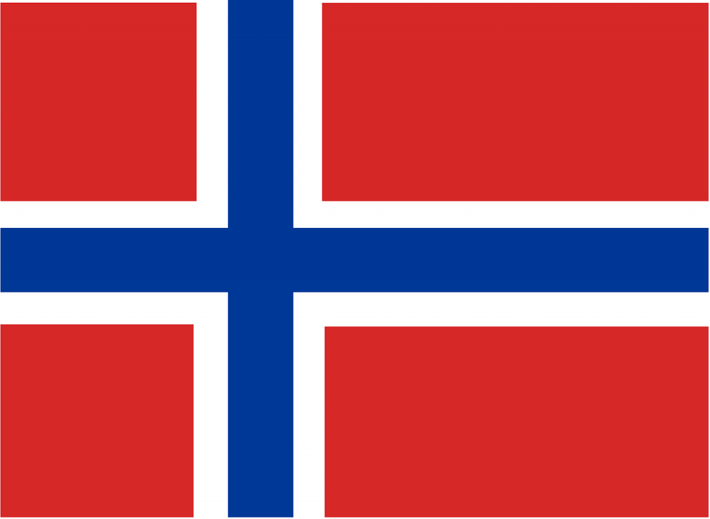 Flaga Norwegii - Flagi skandynawskie i nordyckie